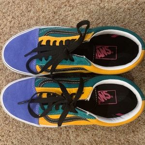 Multi-colored Vans